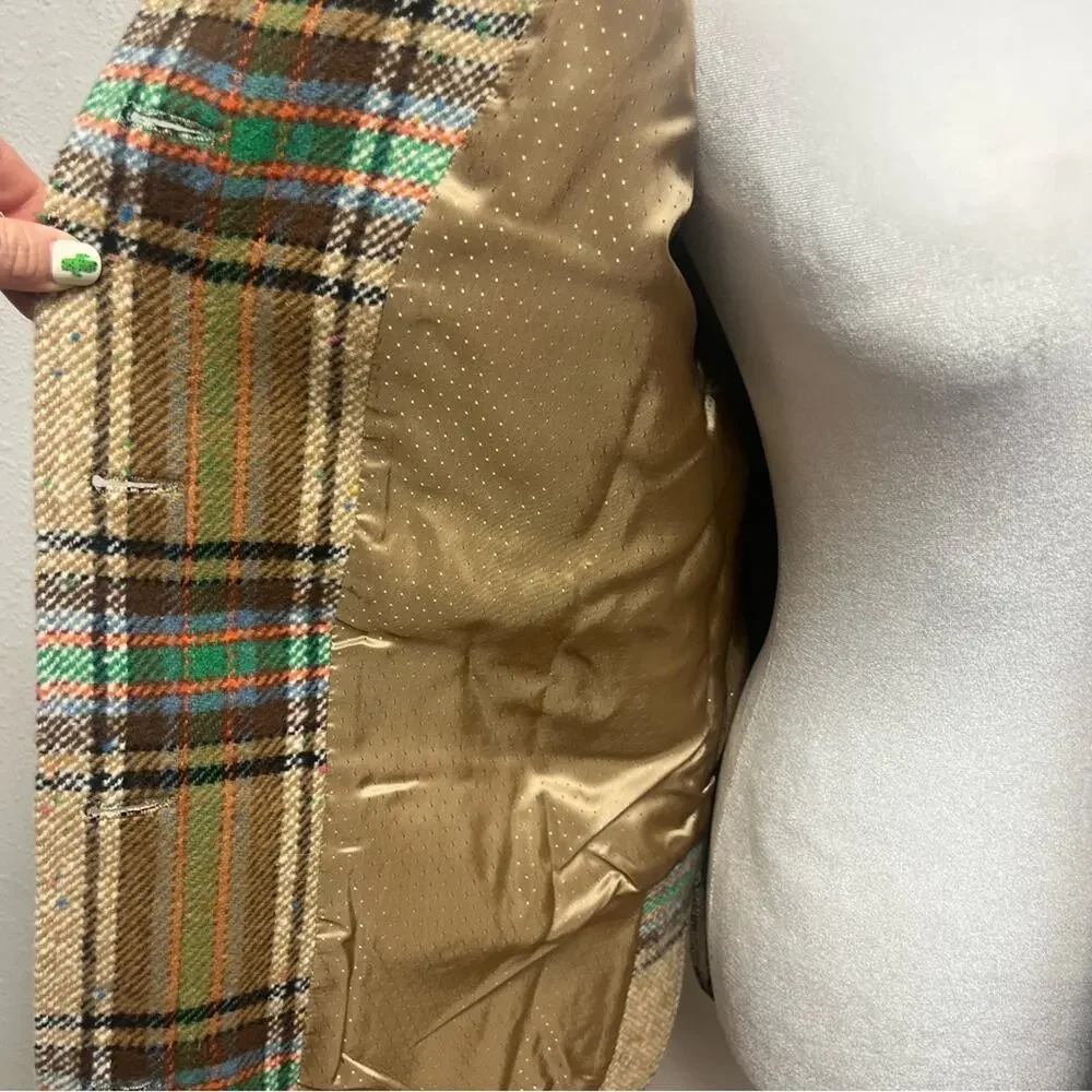 Sezane Suzon Plaid Coat NWT - Picture 6 of 9
